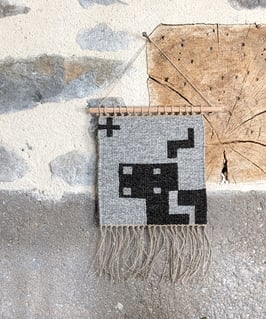 MV3 - Vache et l'étoile N/G (noir-gris) VENDU