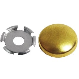 いたずら防止キャップ　10個入　真鍮16mm