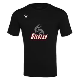 MACRON Boost Hero T-Shirt schwarz mit Judo & Aikido-Logo