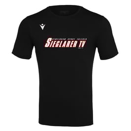 MACRON Boost Hero T-Shirt schwarz mit Sieglarer TV-Logo