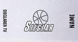 Sieglarer TV Gametowel mit Wunschname und Logo