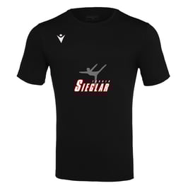 MACRON Boost Hero T-Shirt schwarz mit Sieglarer TV Turnen-Logo
