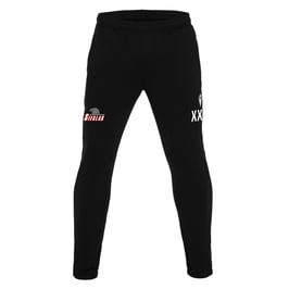MACRON Dahlia Sweatpants schwarz mit Black Eagles-Logo und Initialen