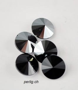 ss39 Jet Hematite unfoiled HEM 1122