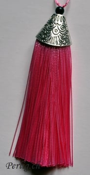 Quaste mit Tülle Rosa