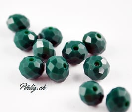 Opaque dk Petrol green 6x8mm