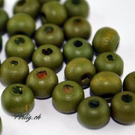 Holzperle Olive 6 mm