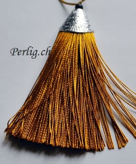 Quaste mit Tülle Gold