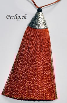 Quaste mit Tülle Braun