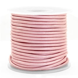 Powder Pink metallic Rindleder