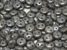 2hole Lentils Chalk white Grey Luster