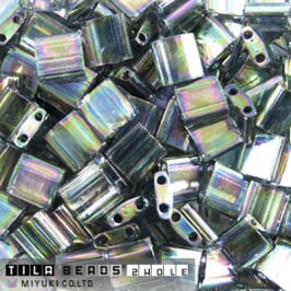 Dark Grey Rainbow Luster 2440d