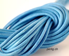 Lederband hellblau