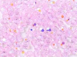 MC Round Crystal Pink Sapphire AB