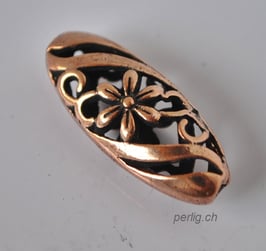 Metallperle Kupferfarben