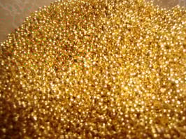 Quetschperlen 2 mm goldfarben