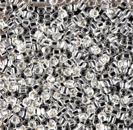 Silver Lined Crystal 10/0