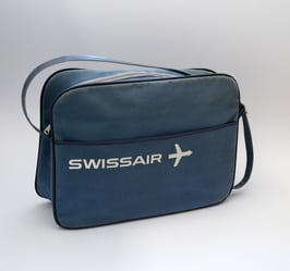 Original 60er Jahre Swissair Flight Bag