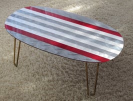 50er Jahre Perloid Beistelltisch