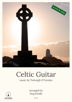 Celtic Guitar, music by O'Carolan, Score+ TABS (BOOK)