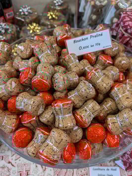 Bouchons praliné ou alcool