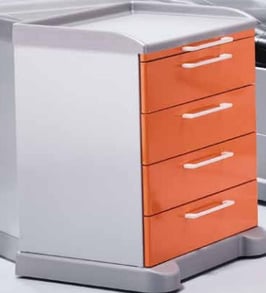 Orbit Versorgungsmodul 4 Schubladen mit oder ohne Aufsatz