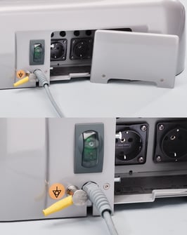 2 Steckdosen CH-Ausführung, Potentialausgleichsbuchse