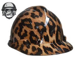LEOPARD PRINT MSA CAP - MADE TO ORDER