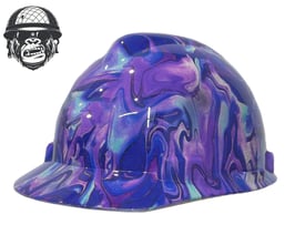 PURPLE SWIRL MSA CAP - MADE TO ORDER