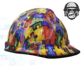 AUTISM AWARENESS MSA CAP - MADE TO ORDER