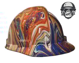 Orange Swirl MSA Cap