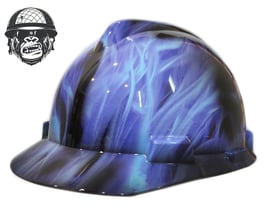 BLUE FLAMES MSA CAP - MADE TO ORDER