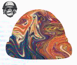 ORANGE SWIRL (LINESMAN) MADE TO ORDER - APPROX 2-3 WEEK WAIT