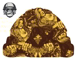 GANGSTA ORANGE (LINESMAN) MADE TO ORDER - APPROX 2-3 WEEK WAIT