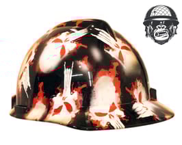 BLOODY SKULLS MSA CAP - MADE TO ORDER