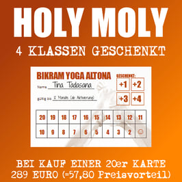 20er KARTE + 4 KLASSEN GESCHENKT