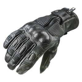 GARIBALDI VINTAGE SCHWARZ MOTORRADHANDSCHUHE