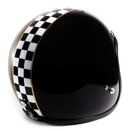 70's HELM SUPERFLAT CHEKERED BLACK