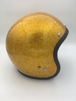 70's HELM METALFLAKES STREET LEGAL GOLD