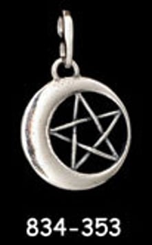 Pentacle with Moon