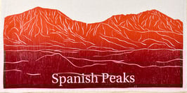 Spanish Peaks kitchen towel