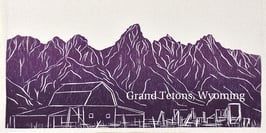 Tetons kitchen towel