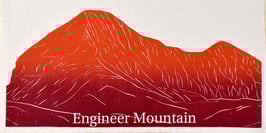 Engineer Mountain kitchen towel