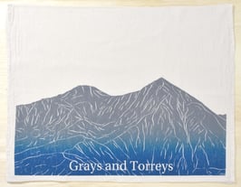 Grays + Torrey's Peak kitchen towel *14er*