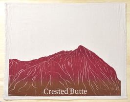 Crested Butte kitchen towel