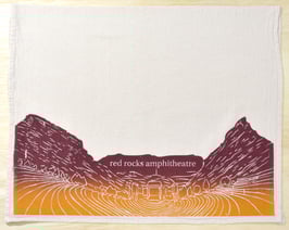 Red Rocks Amphitheater kitchen towel