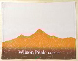Telluride Wilson peak kitchen towel *14er*
