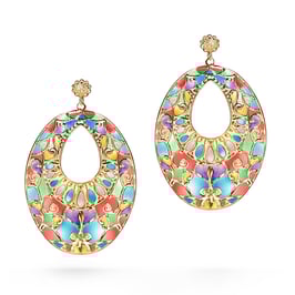 ORECCHINI OVALE GRANDE OR55