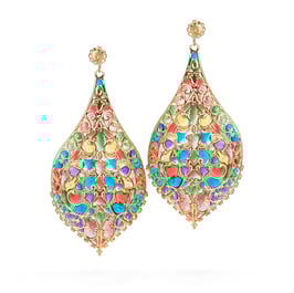 ORECCHINI GOCCIA GRANDE A PUNTA OR56