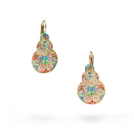 ORECCHINI PENDENTI TRE CERCHI MONACHELLA OR69